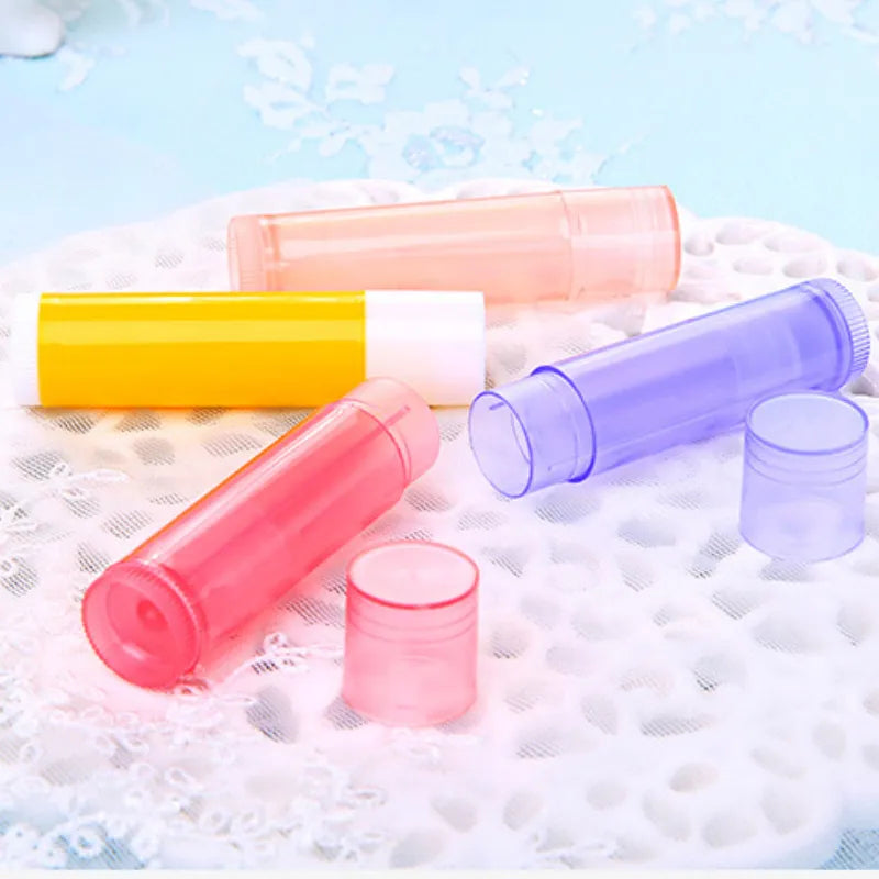 10pcs Lipstick Tube 5g Wholesale Mouth Wax Tube Lip Balm Tube Cosmetic Packaging Sub - Bottling Tube DIY Lipstick Production