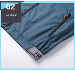 Foxxamo Summer Anti-uv Thin Jacket Bicycle Racing Windbreaker Outdoor Sportwear Coat Fashion Men's Mountain Bike Jacket - Fashionner