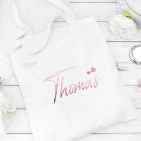 Personalized Tote Bag Bridesmaid Cotton Canvas Tote Bag Proposal Gift Women Canvas Shopping Bag Bachelorette Party Favors Gift - Fashionner