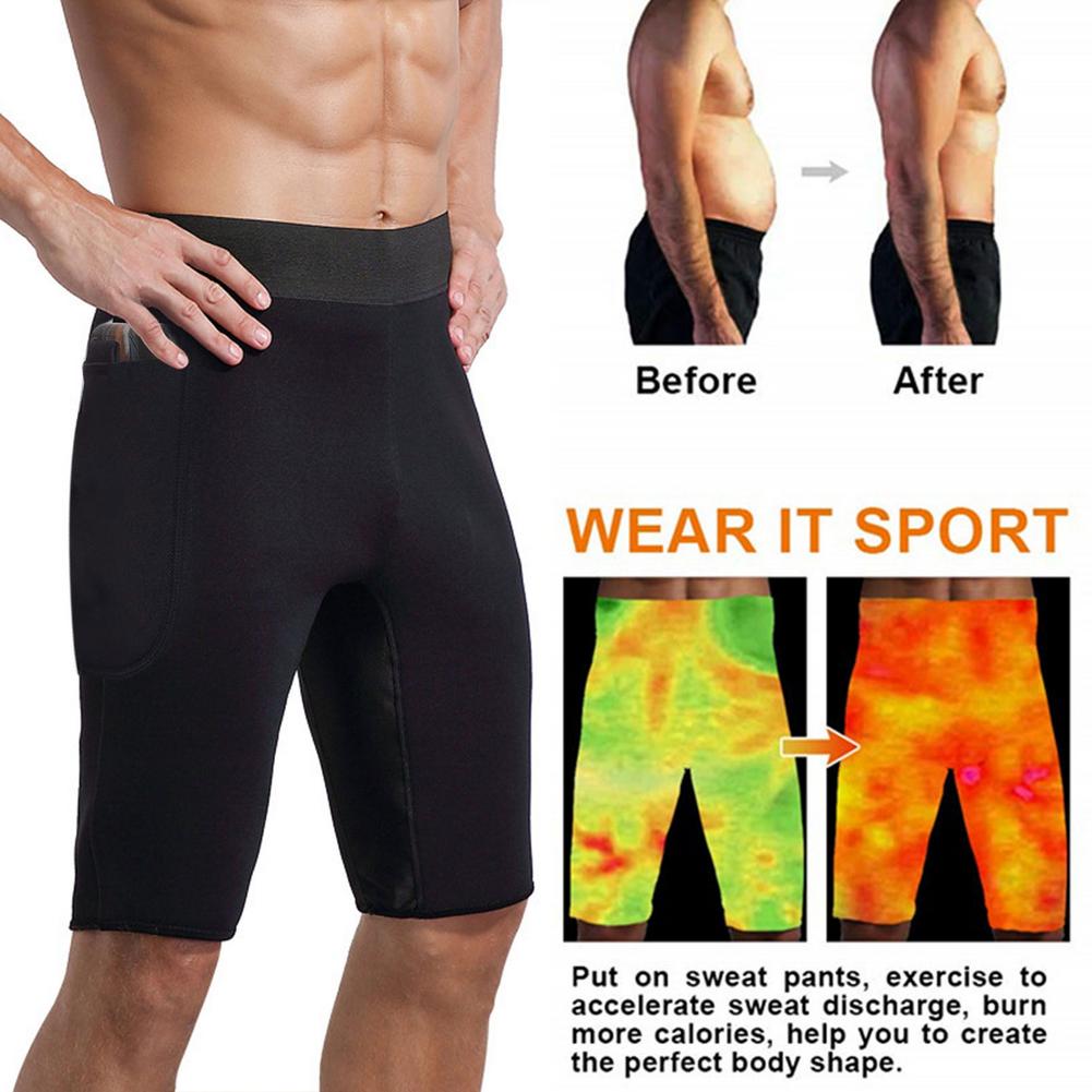 Buy Sauna Sweat Fitness Slimming Men Shorts Body Shaper online at Fashionner.