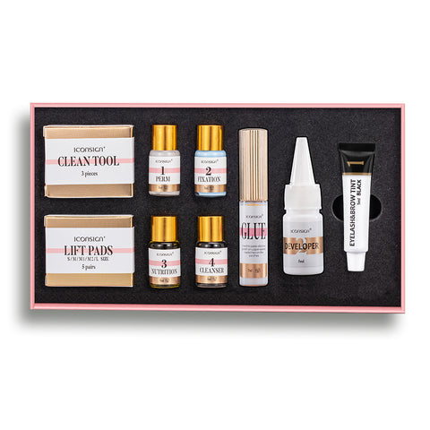 Kit de teinture pour cils et sourcils ICONSING - Rehaussement de cils et lamination des sourcils - Outils de maquillage