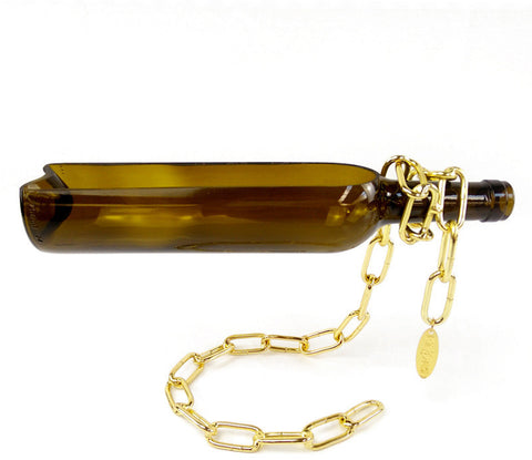 Pot de fleurs hydroponique créatif en verre suspendu pour succulentes bouteilles de vin
