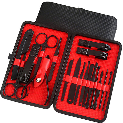 Professional Scissors Nail Clippers Set Ear Spoon Dead Skin Pliers Nail Cutting Pliers Pedicure Knife Nail Groove Trimmers - Fashionner