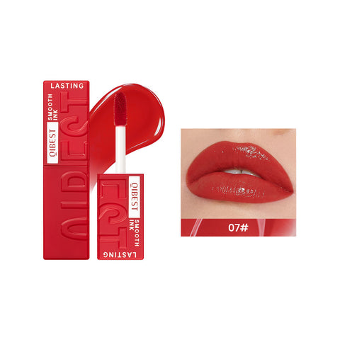 Laque à Lèvres Effet Miroir sans Transfert, Rouge à Lèvres Hydratant Longue Tenue