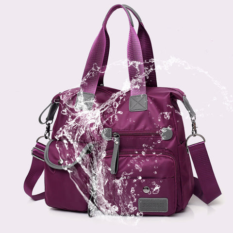 Large Capacity Multi-pocket Shoulder Bag For Women Nylon Waterproof Handbags Female Casual Commuting Messenger Crossbody Bags - Fashionner