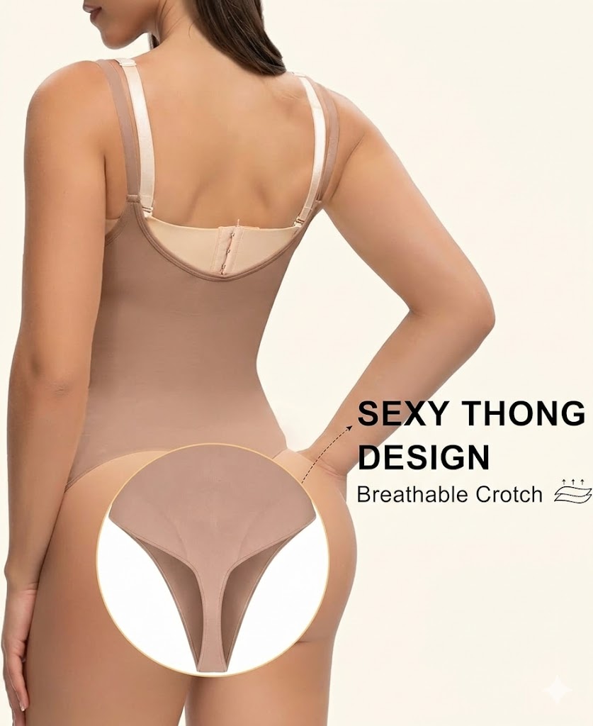 Buy Open Bust Shapewear Tummy Control Bodysuits For Women Seamless Compression High Waisted Body Shaper online at Fashionner.
