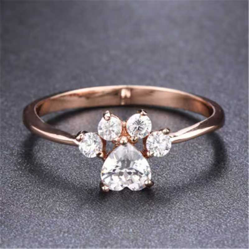 Buy Korean-Style Creative Hand Jewelry Rose Gold Ring online at Fashionner.