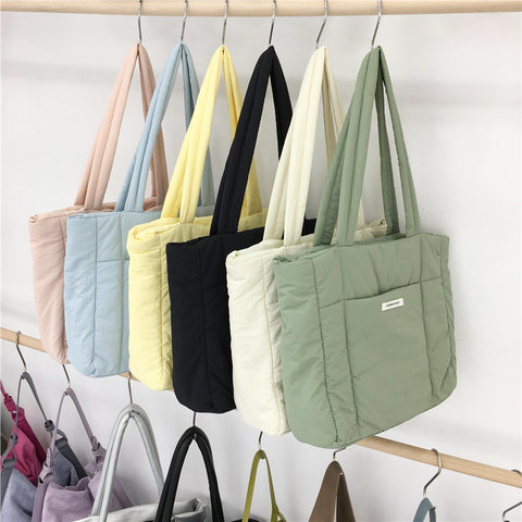 Sac à bandoulière en toile de nylon grande capacité tendance