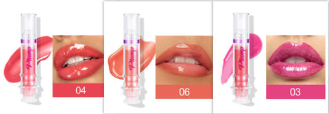 Nouveau Tube Rouge à Lèvres Riche Couleur Lèvre Légèrement Épicé Miel à Lèvres Miroir à Lèvres Brillant à Lèvres Miroir Liquide Rouge à Lèvres