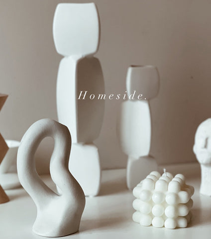 Vase à sculpture en céramique brute unie pour hydroponie