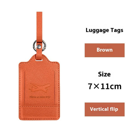 Customized Luggage Anti-lost Listing Tag Travel Boarding Consignment Label