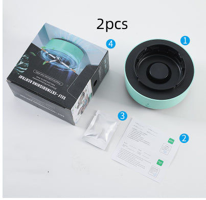 Buy Smoke Removal Air Purification Ashtray Anion Purification Practical Automatic Purifier Ashtray Portable Gadgets For Car Ashtray online at Fashionner.