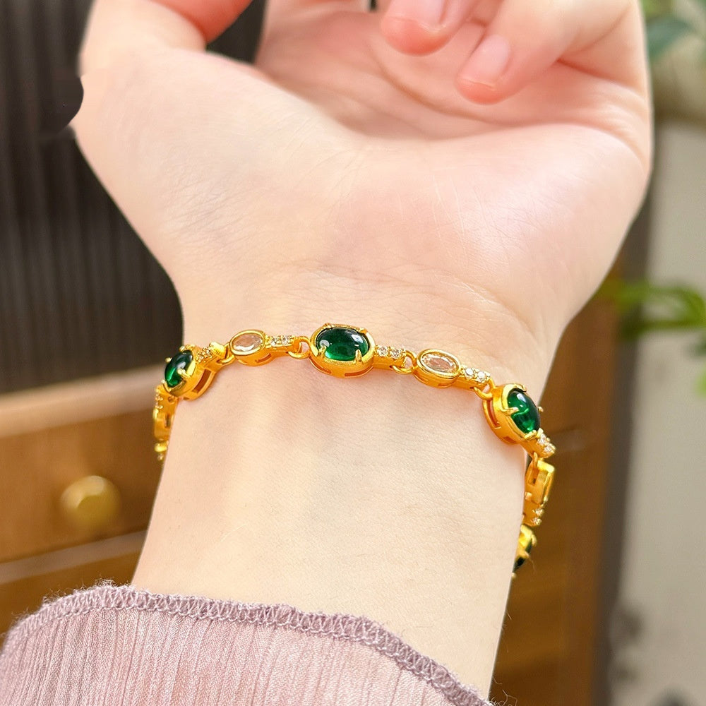 Buy Medieval Turquoise-Hued Nostalgic Egg-Shaped Jewelry online at Fashionner.