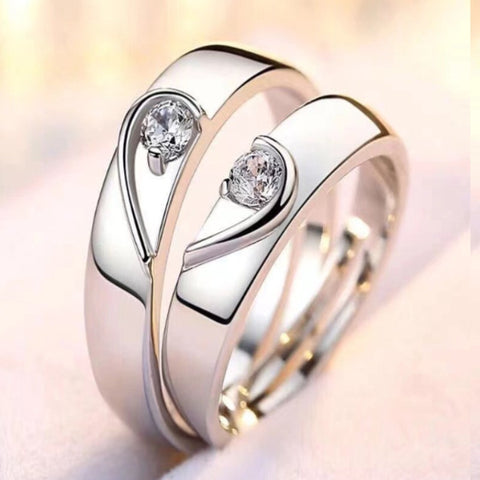 Bague de couple édition coréenne minimaliste