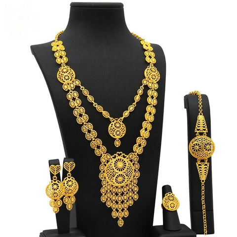 Buy Wedding Accessories Necklace Bracelet Ring Earrings online at Fashionner.