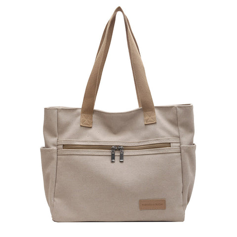 Canvas Shoulder Bags Women's Totes Handbag - Fashionner