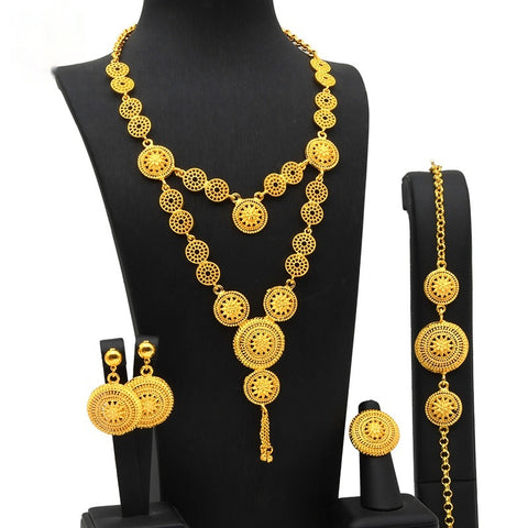 Buy Wedding Accessories Necklace Bracelet Ring Earrings online at Fashionner.