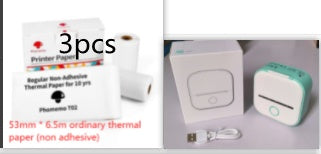 Mini Imprimante Thermique Portable Imprimante Photo Maison Imprimante de Mauvaises Questions pour Étudiant Imprimante d'Étiquettes Mini Bluetooth Étiquette de Prix