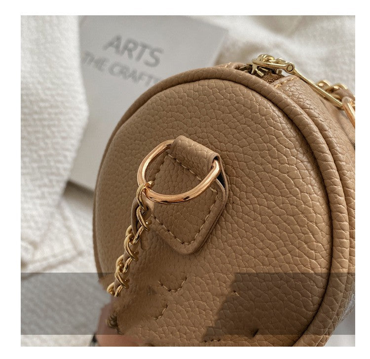 Small Handbags Women's Bag Cylinder Graffiti Shoulder - Fashionner