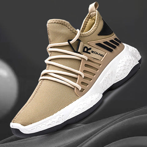 Men Sneakers Breathable Mesh Sports Shoes - Fashionner