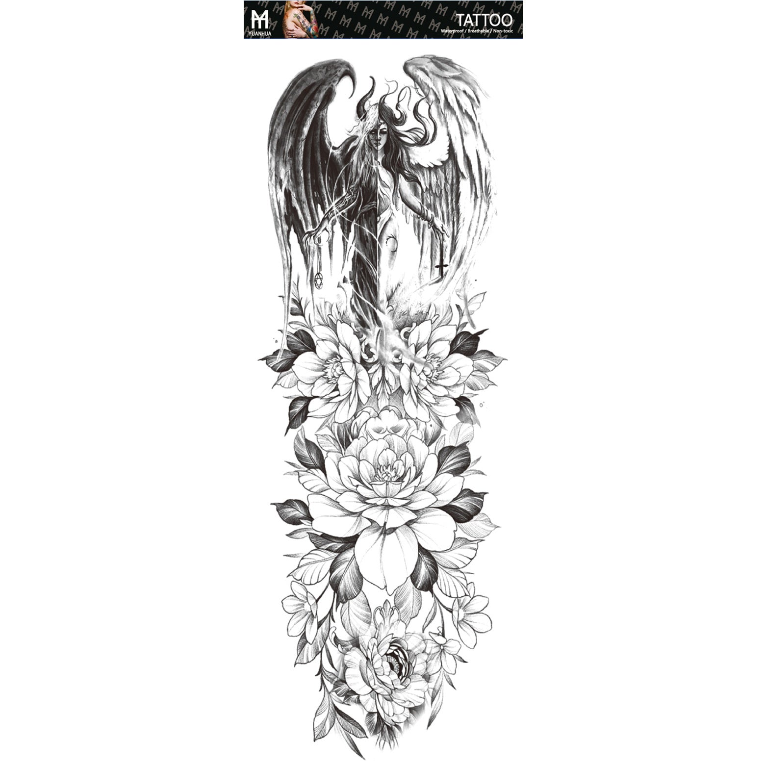 Buy Original Big Picture Full Arm Waterproof Tattoo Sticker online at Fashionner.