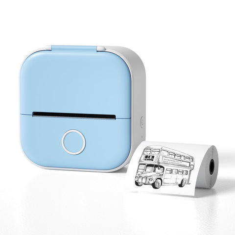 Mini Imprimante Thermique Portable Imprimante Photo Maison Imprimante de Mauvaises Questions pour Étudiant Imprimante d'Étiquettes Mini Bluetooth Étiquette de Prix
