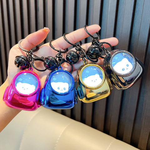 Pendentif porte-clés sac Ours Lumineux