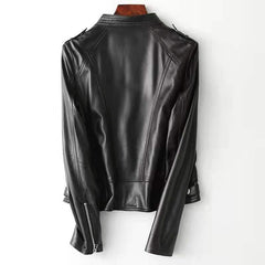 Sheepskin Small Motorcycle Jacket - Fashionner