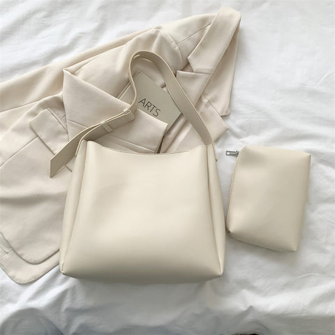 Large Shoulder Bag Women's Leisure Combination Tote Bag - Fashionner