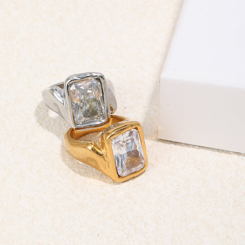 Buy Fashionable And Minimalist Stainless Steel Ring online at Fashionner.