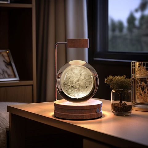 Veilleuse d'intérieur dinosaure cosmique boule de cristal, alimentée par USB, lumière chaude de chevet, cadeau d'anniversaire