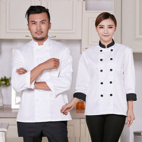 Long Sleeved Winter Clothing Hotel Kitchen