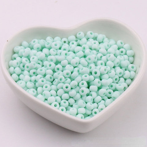 Perles de riz en verre Macaron Super Premium 4 mm