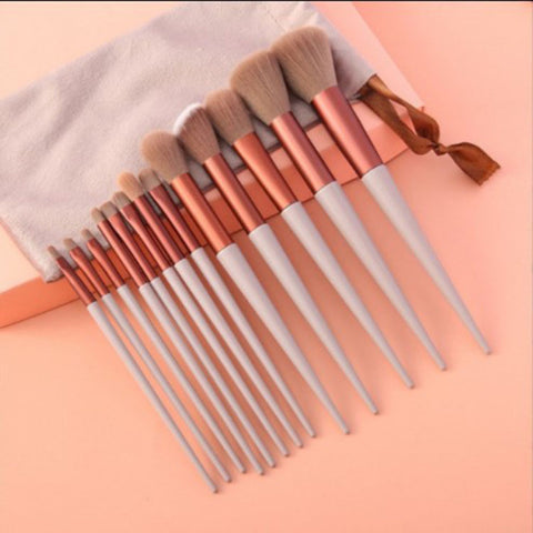 Lot de 13 pinceaux de maquillage, pinceau anticernes, pinceau fard à joues, pinceau poudre, pinceau fard à paupières, pinceau surligneur, pinceau fond de teint, outils de beauté cosmétiques