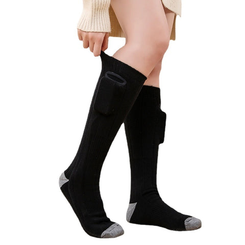 Men's And Women's Fashion Simple Heating And Warm-keeping Electric Socks - Fashionner