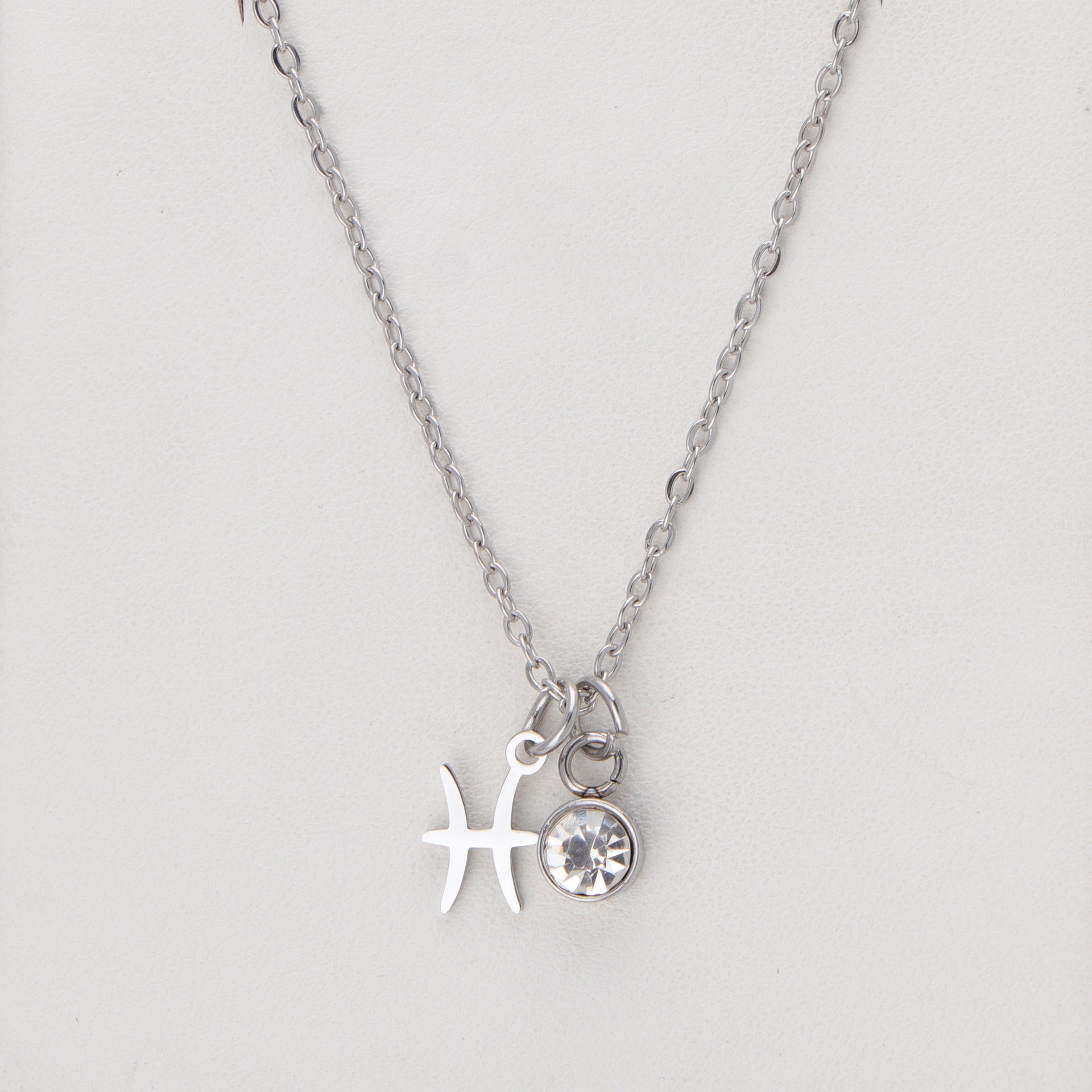Buy Western Birthstone Necklace With 12 Zodiac Gemstone Pendants online at Fashionner.