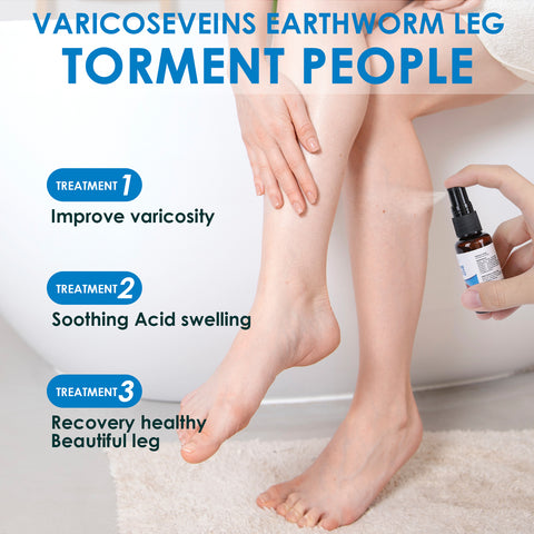 30Ml Varicose Vein Spray Multi-Purpose Knee And Leg Care Spray Promote Blood Circulation