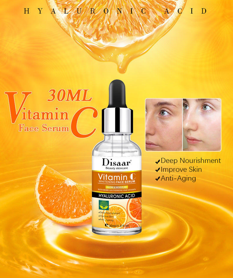 Vitamin C and Hyaluronic Acid Serum - Hyaluronic Acid Vitamin C Face Serum Whitening