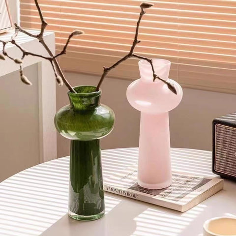 Vase en verre hydroponique élégant et romantique pour la maison