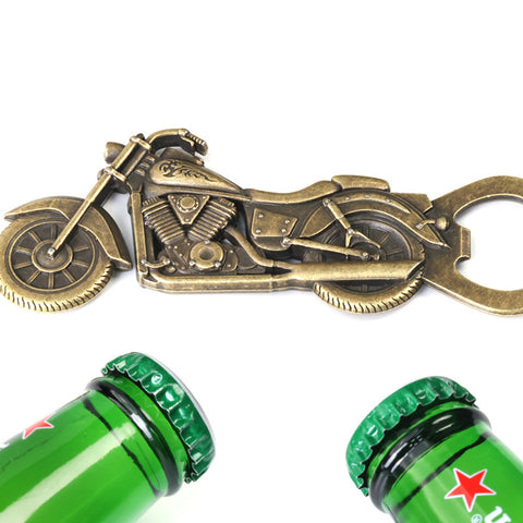 Nouveau Décapsuleur Moto Rétro en Alliage de Zinc