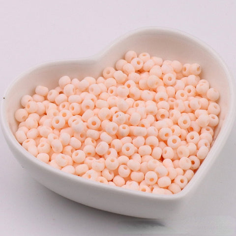 Perles de riz en verre Macaron Super Premium 4 mm
