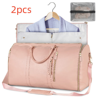 Sac de voyage polochon grande capacité, sac à main pour femme, sac à costume pliable, sacs fourre-tout étanches pour vêtements