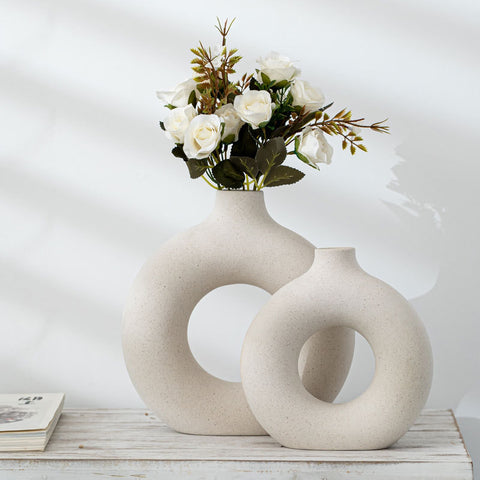 Nouveau vase à biscuits, appareil de composition florale à particules givrées
