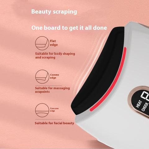 Appareil de beauté intelligent universel pour le corps entier avec plaque de raclage en pierre