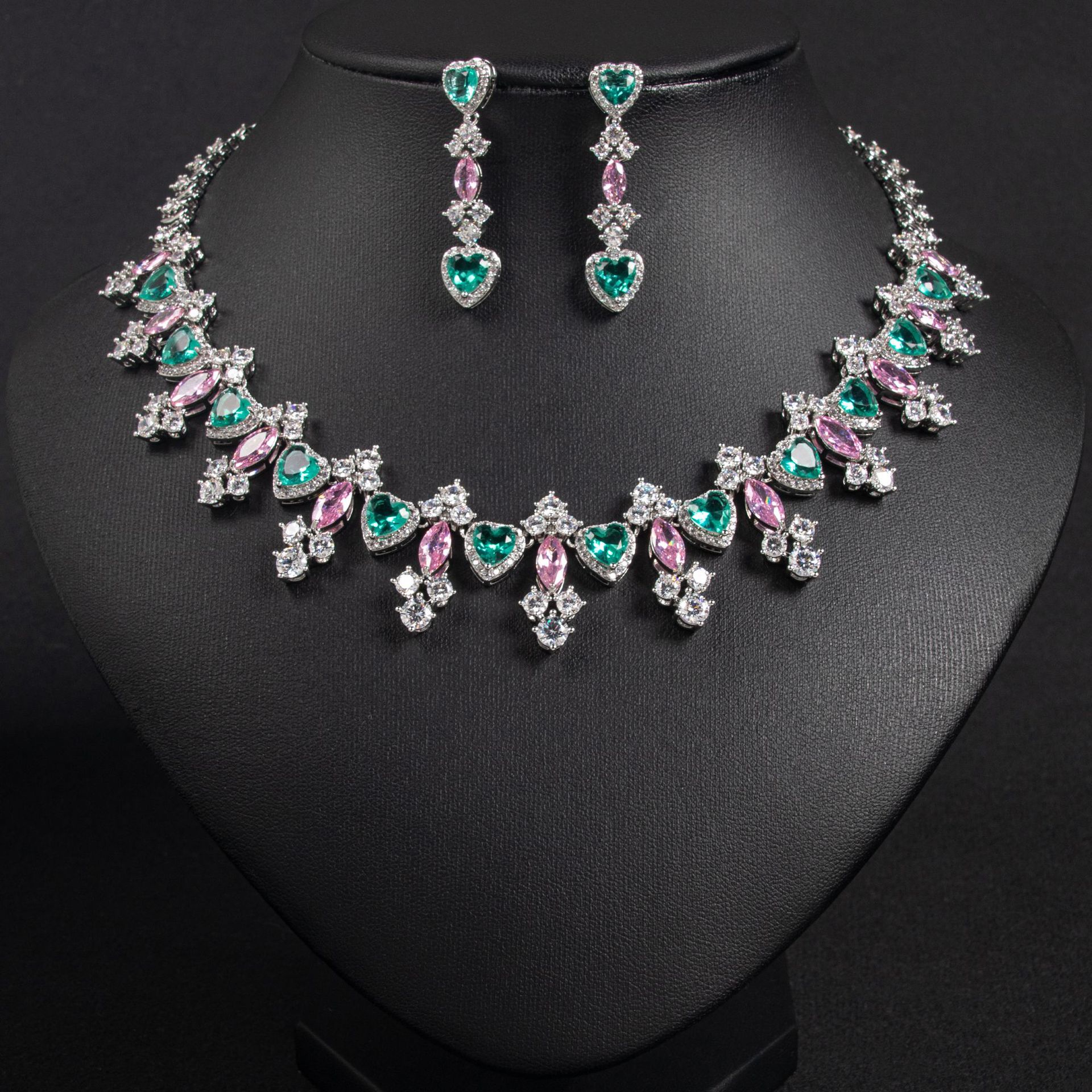 Buy Fashionable Personalized And Creative Necklace And Earrings For Women online at Fashionner.