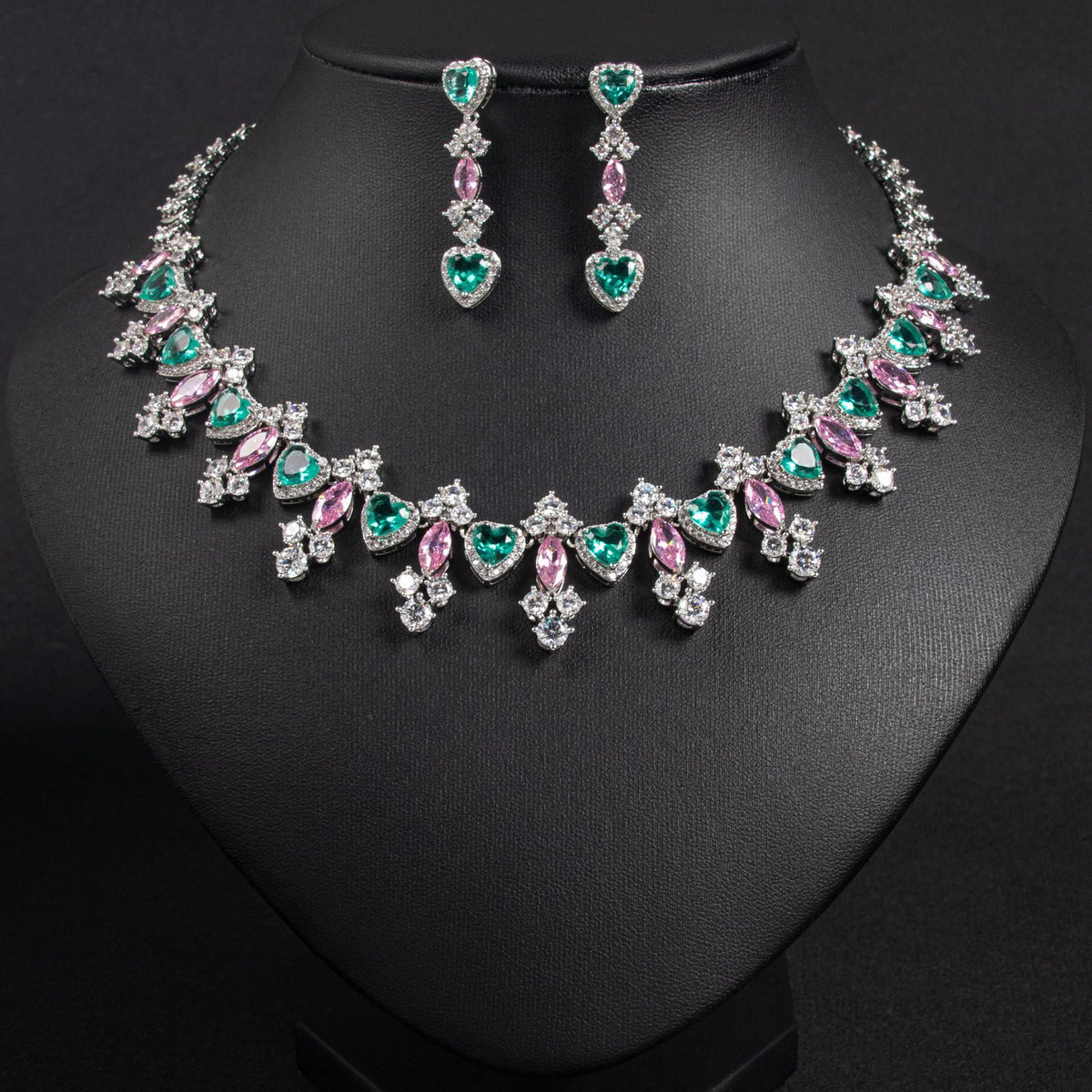 Buy Fashionable Personalized And Creative Necklace And Earrings For Women online at Fashionner.