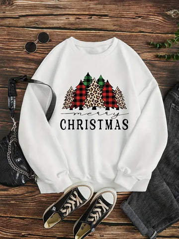 Pull à col rond de Noël pour femmes