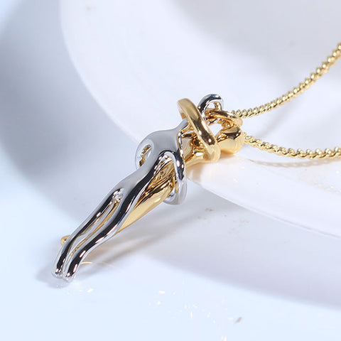 Buy S925 Sterling Silver Villain Hug Necklace online at Fashionner.