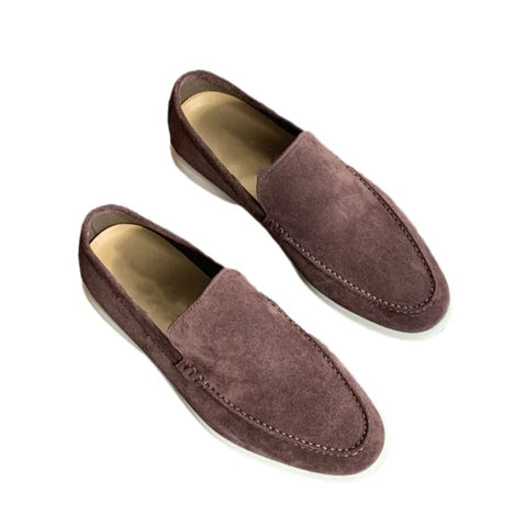 Mocassins Homme Été Décontracté Givré Chaussures Plates Chaussures de Conduite à Enfiler