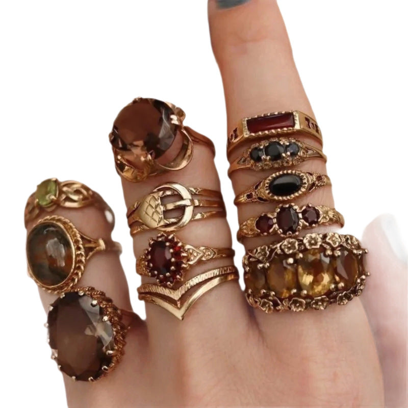 Buy Womens Adjustable-Opening High-End Jewelry Set online at Fashionner.